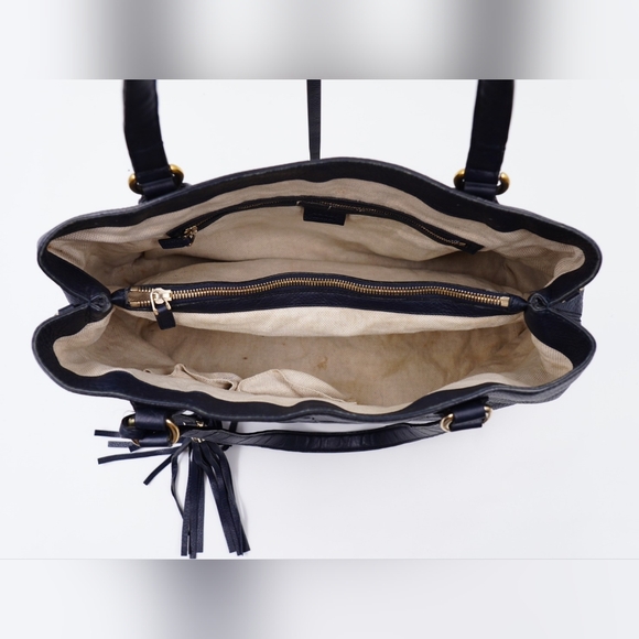 AL26❤️ GUCCI Calfskin Soho Working Tote Bag - Picture 12 of 15